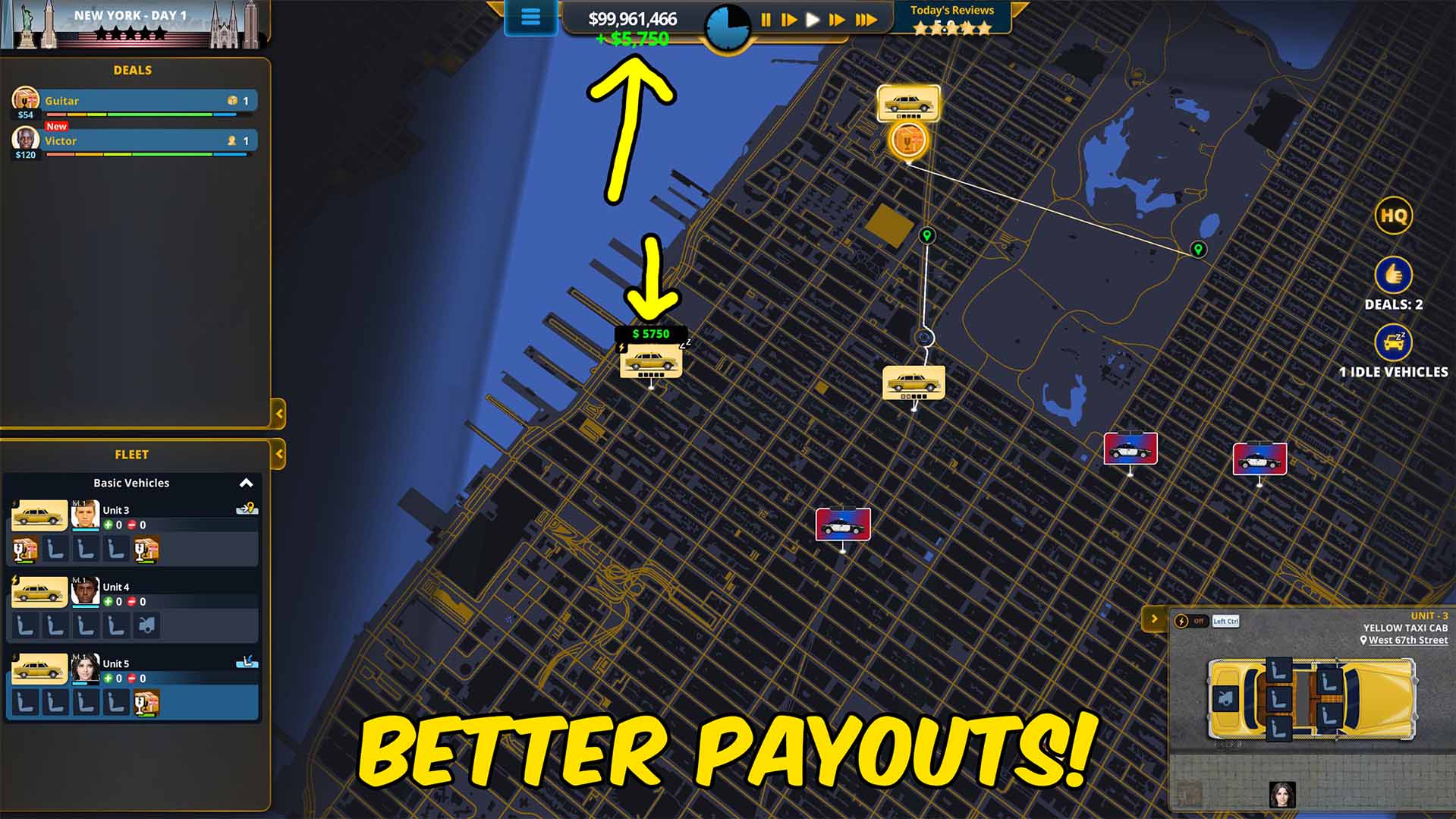 Delivery INC — Better Payouts
